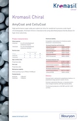 cover image for Product data sheets – Kromasil Chiral